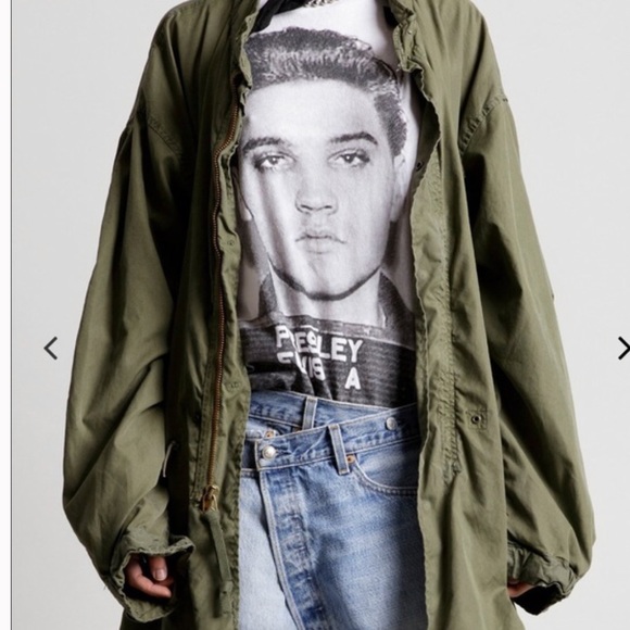 R13 God Save America Jacket Army L OS Repurposed - Picture 4 of 16